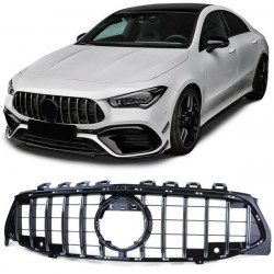 RACES maska (Sport) za Mercedes CLA C118 from 19 (za parkirne senzore), sjajni crni krom