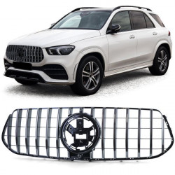 RACES maska (Sport) za Mercedes GLE SUV V167 from 18, sjajni crni krom