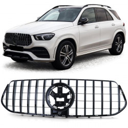 RACES maska (Sport) za Mercedes GLE SUV V167 from 18 with Sport Package, sjajna crna