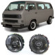 Farovi i rasvjeta RACES farovi za VW T2 73-79 + T3 79-92 + LT 75-85, crno-dimljena | race-shop.hr