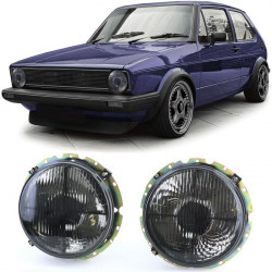 Farovi crni par odgovara za VW Golf 1 + Cabrio 74-83