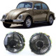 Rasvjeta Farovi crni par odgovara za VW Beetle + Convertible od 73 | race-shop.hr