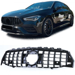 RACES maska (Sport) za Mercedes CLA X118 from 19, sjajna crna