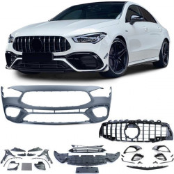 RACES prednji branik (Sport) za Mercedes CLA C118 from 19, sjajni crni krom