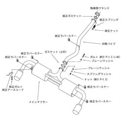HKS Legamax Catback za Mazda RX-8