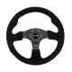 Volani NRG RACE STYLE 3-spoke suede Steering Wheel (320mm), crna | race-shop.hr