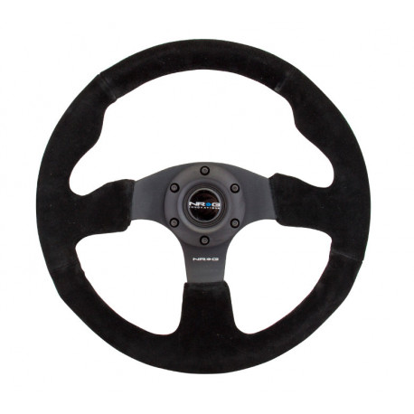 Volani NRG RACE STYLE 3-spoke suede Steering Wheel (320mm), crna | race-shop.hr