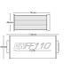 Eksterni Univerzalni Deatschwerks filter goriva (AN10), 100 mikrona | race-shop.hr