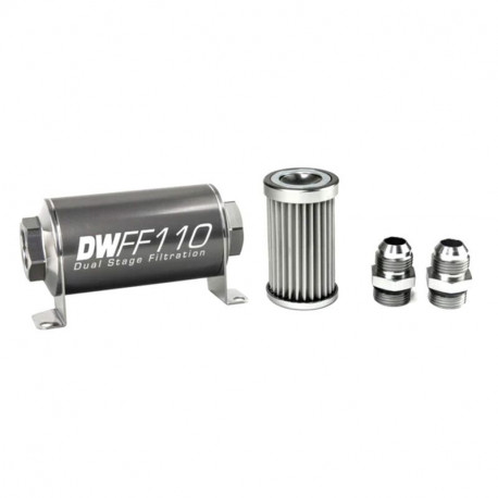 Eksterni Deatschwerks FF110 (AN8) univerzalni filter goriva, 10 mikrona | race-shop.hr