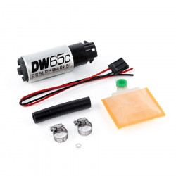 Deatschwerks DW65C 265 L/h E85 Pumpa za gorivo, Univerzalni komplet za instalaciju s Clips