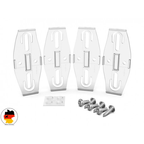 Nosač registarske tablice Plexiclick® - Nevidljivi držač registarske tablice 109,5mm | race-shop.hr