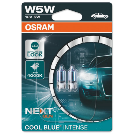 Žarulje i xenon svjetla Osram žarulje COOL BLUE INTENSE (NEXT GEN) W5W (2kom) | race-shop.hr