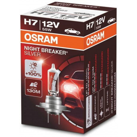 Žarulje i xenon svjetla Osram halogene žarulje NIGHT BREAKER SILVER H7 (1kom) | race-shop.hr