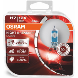 Osram halogen headlight lamps NIGHT BREAKER LASER H7 (2pcs)