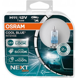Osram halogen headlight lamps COOL BLUE INTENSE (NEXT GEN) H11 (2pcs)