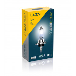 ELTA VISION PRO 50 12V 55W halogene žarulje PX26d H7 (2 kom)