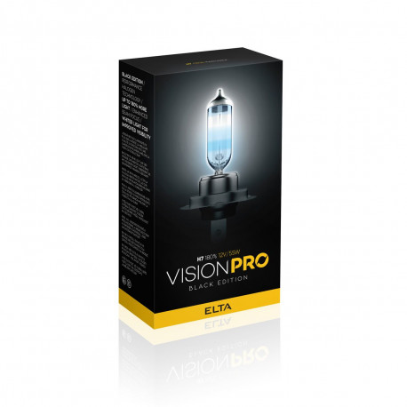 Žarulje i xenon svjetla ELTA VISION PRO 180 Black Edition 12V 55W halogene žarulje PX26d H7 (2 kom) | race-shop.hr