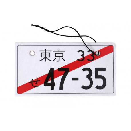 Za vješanje Viseći miris za auto RACES JDM Plate | race-shop.hr