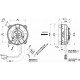 Ventilator 12V Univerzalni električni ventilator SPAL 96mm - pritisak, 12V | race-shop.hr