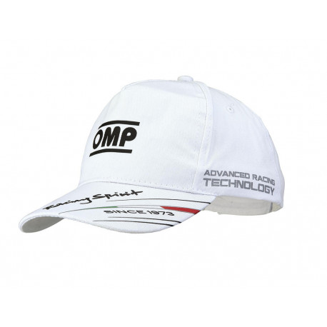 Kape Dječja šilt kapa OMP racing spirit bijela | race-shop.hr