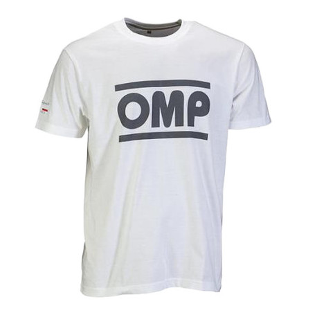 Majice Majica OMP Racing Spirit, bijela | race-shop.hr