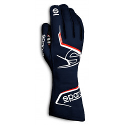 FIA trkaće rukavice Sparco ARROW (vanjsko šivanje), plava/crvena
