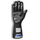 Rukavice FIA trkaće rukavice Sparco FUTURA (vanjsko šivanje), crna/žuta | race-shop.hr