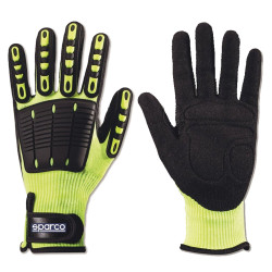 Mehaničarske rukavice Sparco SPORTAC protective crno/žute