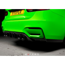EVAERO karbonski difuzor stražnjeg branika s bočnim razdjelnicima BMW M3 F80