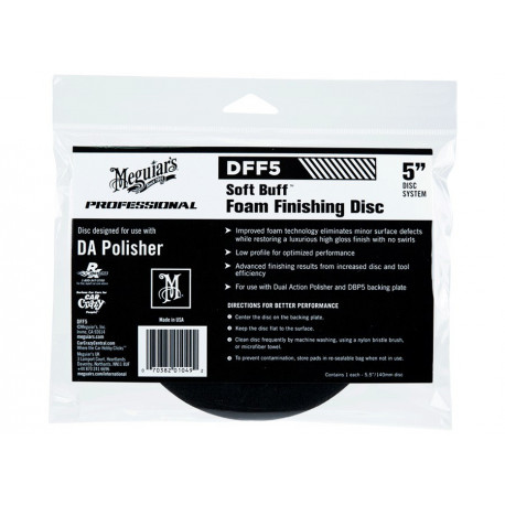 Dodaci Meguiars Soft Buff Foam Finishing Disc 5" - disk za završnu obradu i vosak za DA polir (soft), 5 inča | race-shop.hr