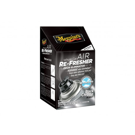 Interijer Meguiars Air Re-Fresher Odor Eliminator - Black Chrome Scent - sredstvo za čišćenje + upijač mirisa + osvježivač, miris Black Ch | race-shop.hr