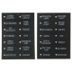 Start paneli RACES štartovací panel 12V, 3xON-OFF, 2x15A držiak poistky + USB porty | race-shop.hr