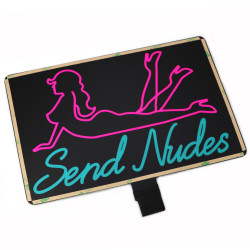 Svjetleći LED panel "Send Nudes"