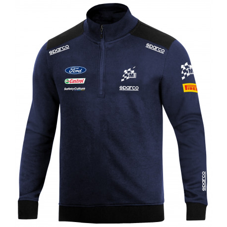 Dukserice i jakne SPARCO M-SPORT WRC muška majica s polu-zipom | race-shop.hr