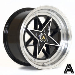 Felga autostar str 15x8 4x100 73,1 et25, black