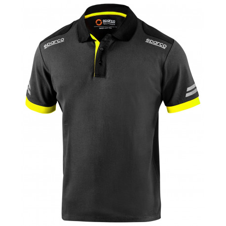 Majice Polo majica SPARCO TECH TW, siva/žuta | race-shop.hr