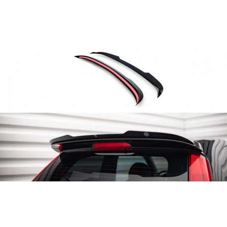Body kit i vizualni dodaci MAXTON DESIGN lip gepeka za Ford Fiesta ST Mk6, sjajna crna, V2 | race-shop.hr