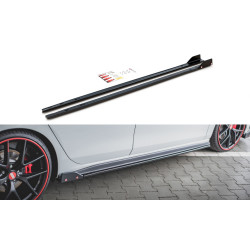 Difuzori bočnih pragova V.2 + Zalisci Volkswagen Golf 8 GTI / GTI Clubsport
