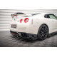Body kit i vizualni dodaci Središnji stražnji difuzor + Zalisci for Nissan GTR R35 Facelift | race-shop.hr