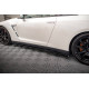 Body kit i vizualni dodaci MAXTON DESIGN difuzori bočnih pragova za Nissan GTR R35 Facelift, sjajna crna | race-shop.hr