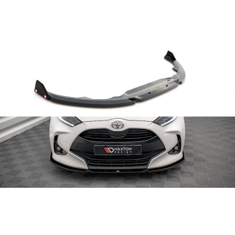 Body kit i vizualni dodaci MAXTON DESIGN prednji lip + krila za Toyota Yaris Mk4, sjajna crna, V1 | race-shop.hr