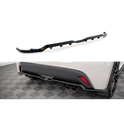 MAXTON DESIGN središnji stražnji difuzor za Toyota Yaris Mk4 (s vertikalnim prugama), sjajna crna, V2