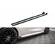 Body kit i vizualni dodaci MAXTON DESIGN difuzori bočnih pragova + krila za Toyota Yaris Mk4, sjajna crna, V1 | race-shop.hr