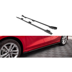 MAXTON DESIGN Street Pro difuzori bočnih pragova + krila za Audi A3 8Y, crna