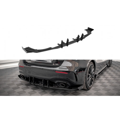 Body kit i vizualni dodaci MAXTON DESIGN Street Pro stražnji difuzor + krila za Mercedes A35 AMG Hatchback Aero Pack W177 | race-shop.hr