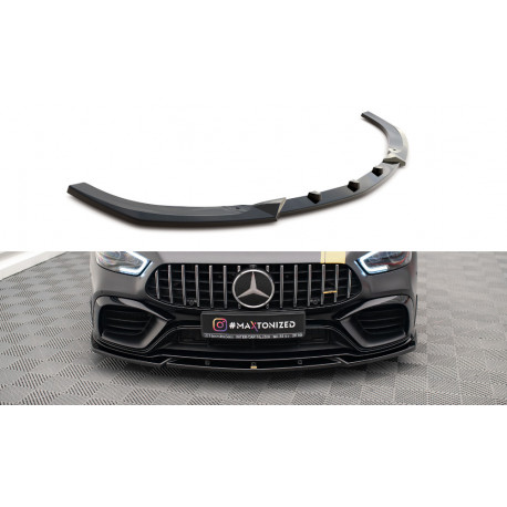 Body kit i vizualni dodaci MAXTON DESIGN prednji lip za Mercedes-AMG GT 63S 4-Door Coupe Aero, sjajna crna, V3 | race-shop.hr