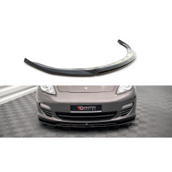 MAXTON DESIGN prednji lip za Porsche Panamera / Panamera Diesel 970, sjajna crna, V1