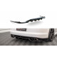 Body kit i vizualni dodaci MAXTON DESIGN središnji stražnji difuzor za Porsche Panamera Turbo 970 (s vertikalnim prugama), sjajna crna | race-shop.hr