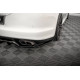 Body kit i vizualni dodaci MAXTON DESIGN središnji stražnji difuzor za Porsche Panamera Turbo 970 (s vertikalnim prugama), sjajna crna | race-shop.hr