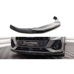 MAXTON DESIGN prednji lip za Audi Q3 S-Line F3, sjajna crna, V2